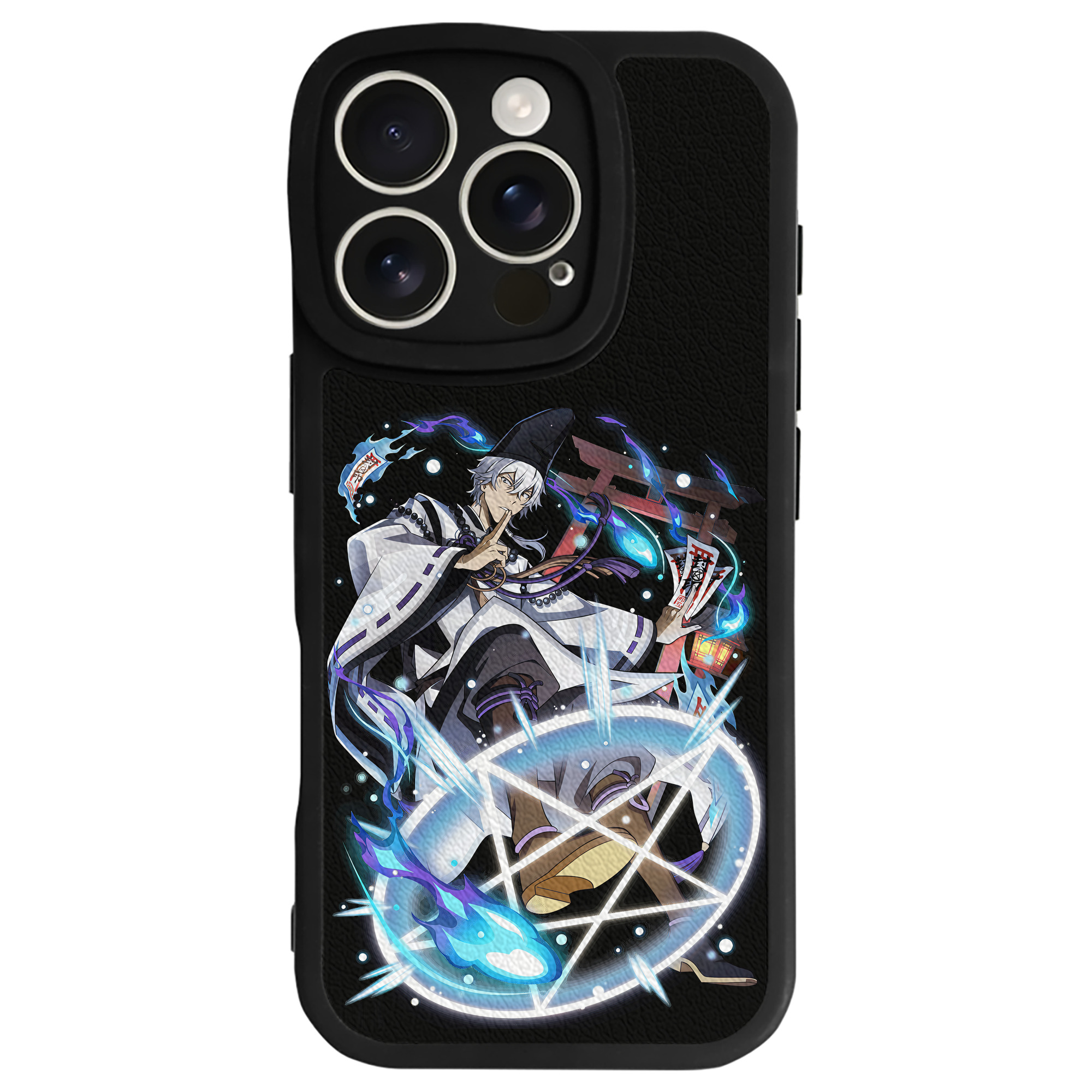 （画像用） 文豪ストレイドッグス Bungo Stray Dogs 【iPhone 16シリーズ対応】シリコンスマホケース（レザー調） 材質：シリコン